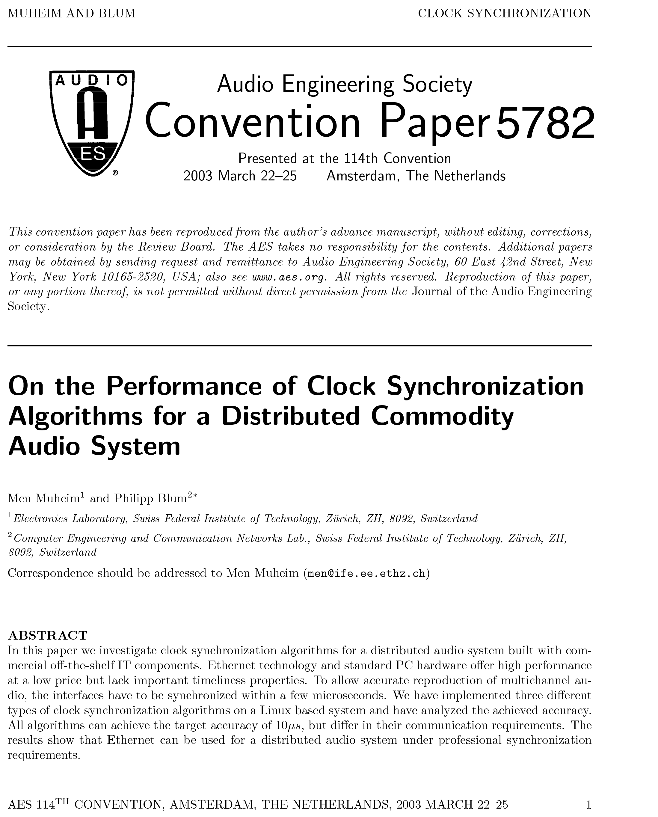 aes-e-library-on-the-performance-of-clock-synchronization-algorithms