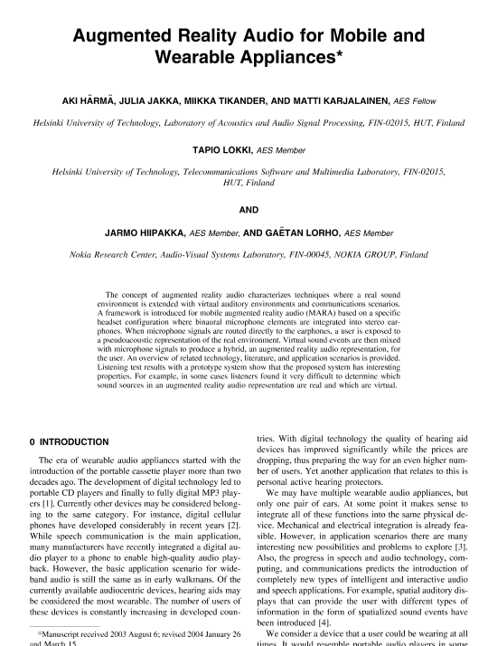 research paper on augmented reality and virtual reality