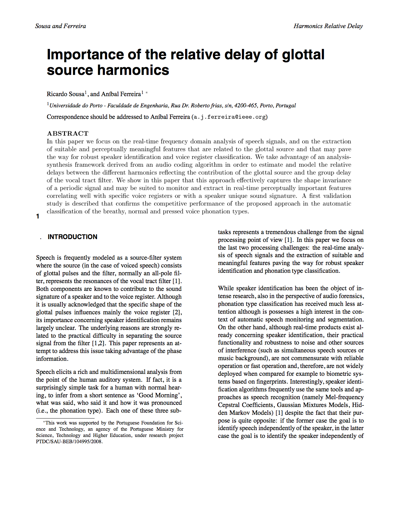 Science Of Speech (In Portuguese)