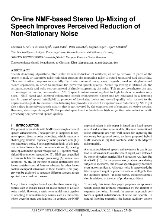 aes-e-library-on-line-nmf-based-stereo-up-mixing-of-speech-improves