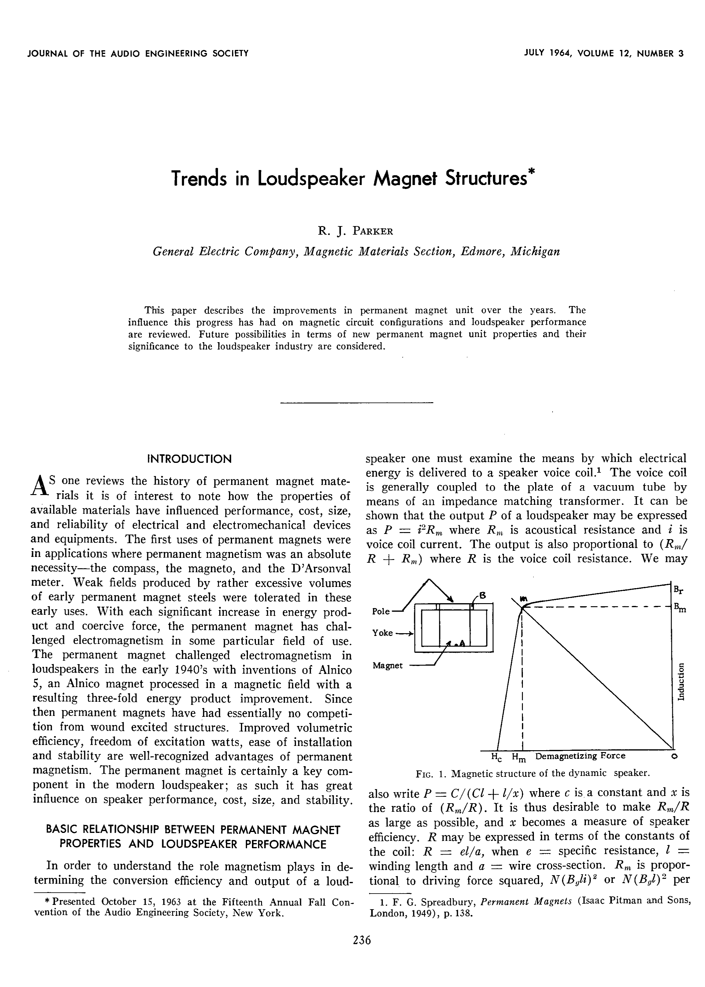 properties of permanent magnet